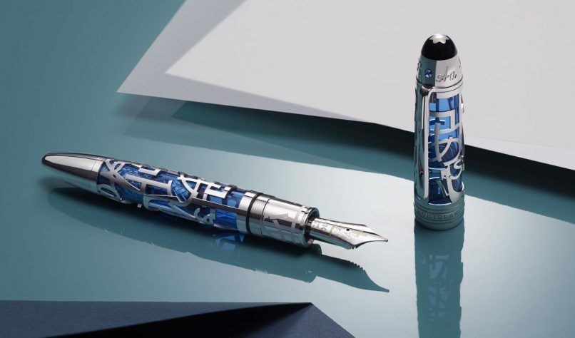 Celebrities-and-their-fountain-pens-montblanc-unicef-pen-dawson