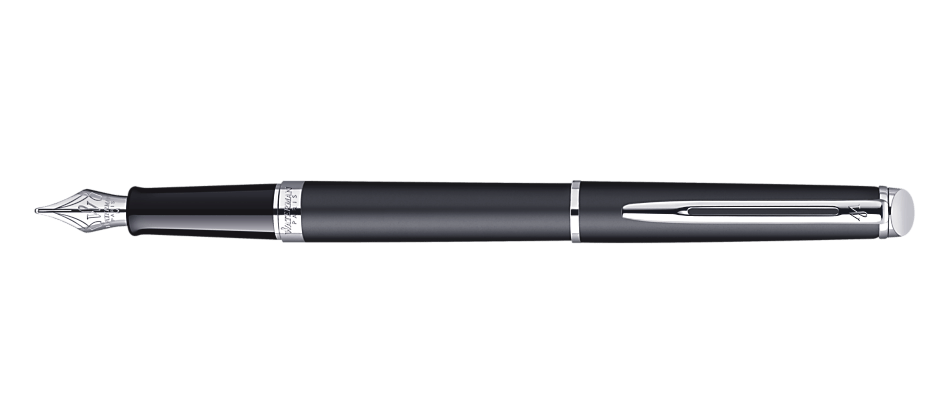 best-fountain-pen-under-100-waterman-Hémisphère-black-silver