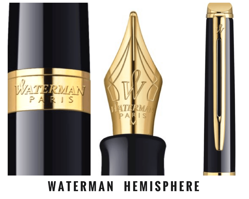 best-fountain-pen-under-100-waterman-Hémisphère-collage