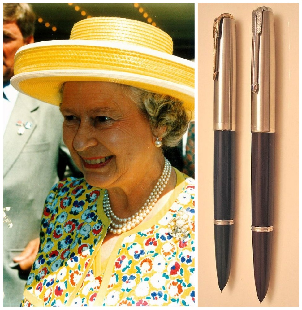 Fountain Pens and World Leaders - The Queen - Parker 51