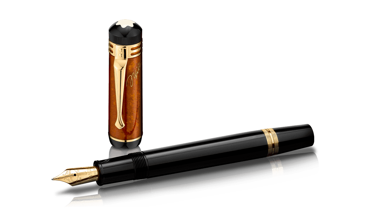 Fountains Pens and World Leaders Montblanc Schiller Writing Fountain Pen