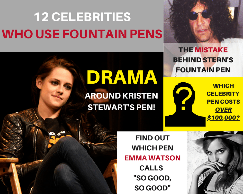 celebrities-who-use-fountain-pens