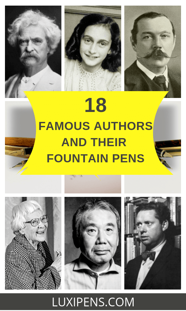 Fountain-Pens-of-Famous-Authors