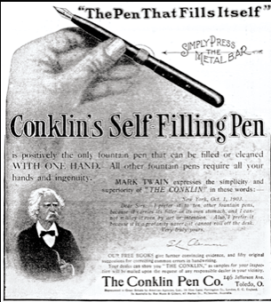 famous-authors-and-their-fountain-pens-twain-ad
